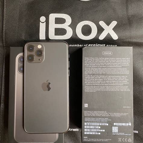 Jual Iphone 11 Pro 256Gb iBox aktif like new fullset original Indonesia