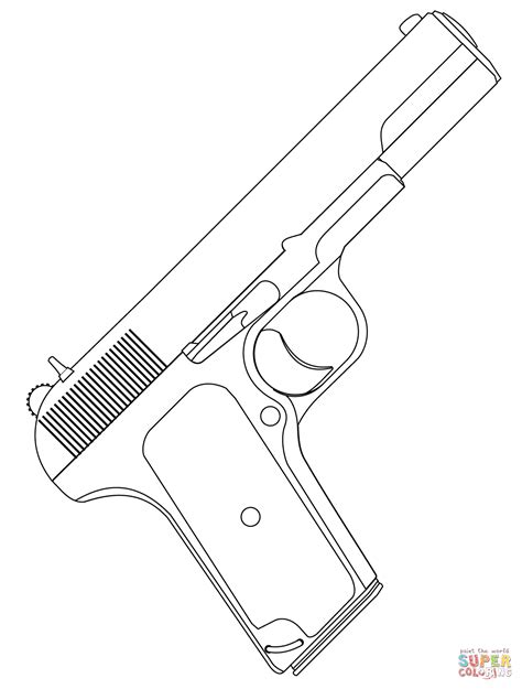 disegno  pistola da colorare disegni da colorare  stampare gratis
