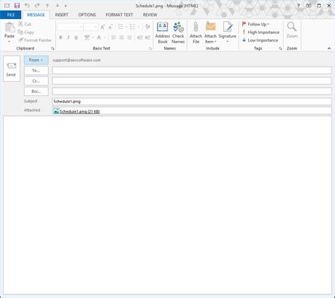 blank email  picture