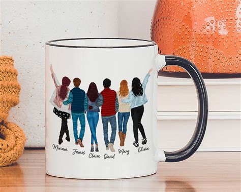 Customizable Six Best Friends Forever Coffee Mug Personalized Etsy