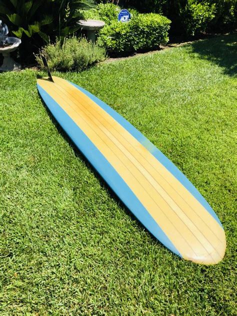 Vintage 1960s Surfboards California Longboard Surfboard Hatchet Fin