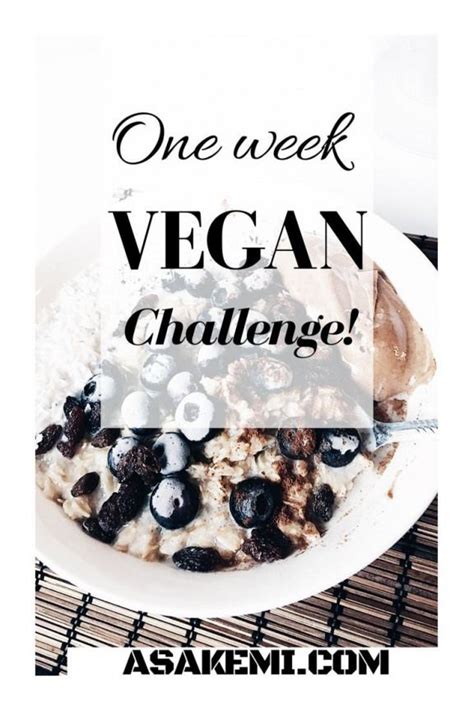 i did a one week vegan challenge eating only plant based diet for an