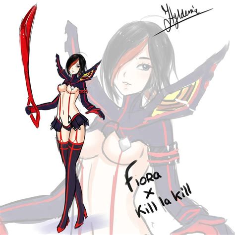Fiora The Grand Duelist From League Of Legends Cosplaying As Ryuko