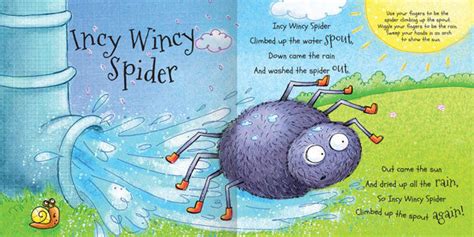 My Rhyme Time Incy Wincy Spider Book Miles Kelly