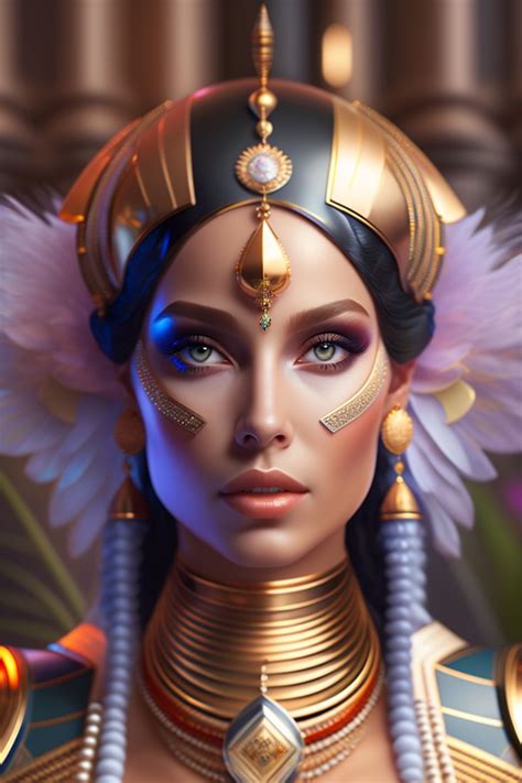 lexica futuristic cleopatra stunning realistic photography
