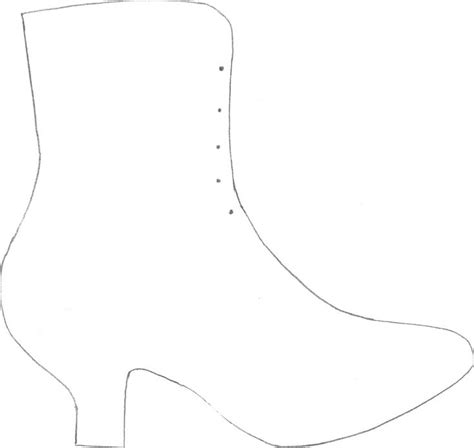 witch boot template