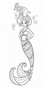 Mermaid Sirena Sereia Sirene Dibujos Kristen Morgan Fairy Youloveit Sereias Dolphin Acessar Netlify Salvo sketch template