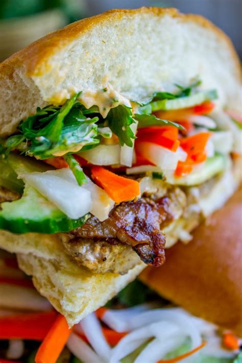banh mi sandwich from the food charlatan these