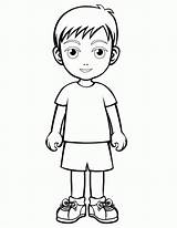 Coloring Boy Little Pages Printable Popular sketch template