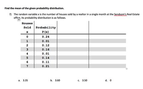 solved find      probability distribution cheggcom