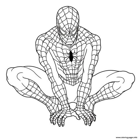 ultimate spiderman spider man coloring pages
