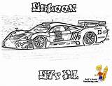 Coloring Nascar Pages Car Racing Boys Saleen Print sketch template