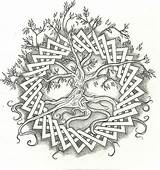 Celtic Tree Life Coloring Pages Tattoo Designs Mandala Drawing Adult Patterns Tattoos Irish Wood Knot Celtyckie Carving Adults Deviantart Symbols sketch template
