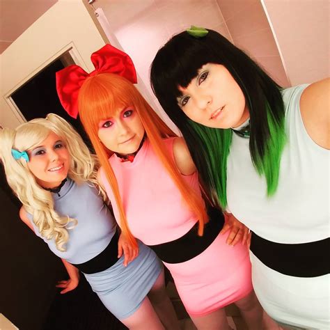powerpuff girls blossom bubbles buttercup cosplay costume