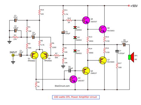 power amplifier otl   transistor mjmj  pcbjpg    power