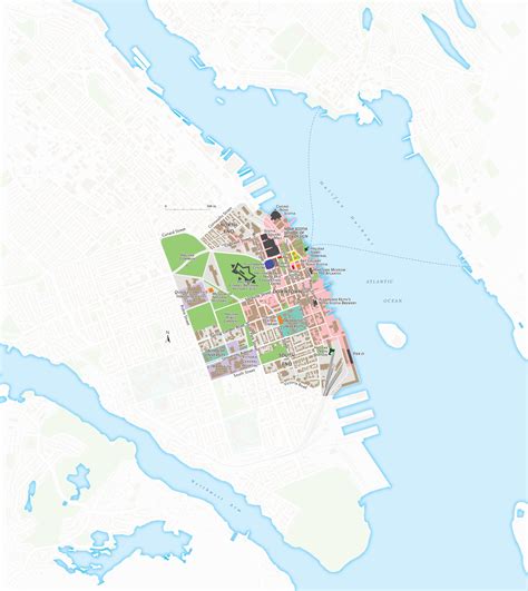 map  downtown halifax ns part   ongoing series  city maps