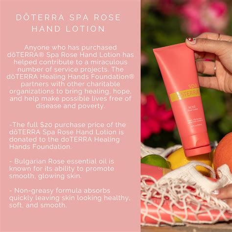 doterra spa rose hand lotion    purchased doterra spa rose