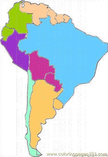 labeled south america map clipart