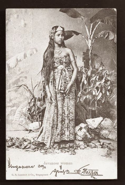 old indische javanese woman ~ ca 1899 javanese woman