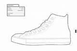Coloring Books Shoes Converse Those Brainpickings sketch template