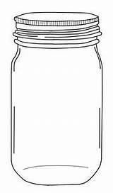 Jar Coloring Mason Printable Template Jars Print Pages Bugs Firefly Fireflies Lightning Clip Inside Finger Drawing Case Bug sketch template