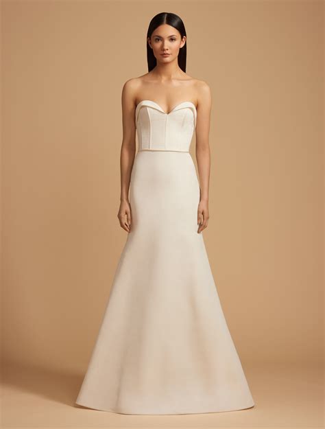 sweetheart neck strapless natural waist fit and flare wedding dress kleinfeld bridal