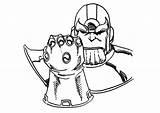 Thanos Kolorowanki Gauntlet Dzieci Hulk sketch template