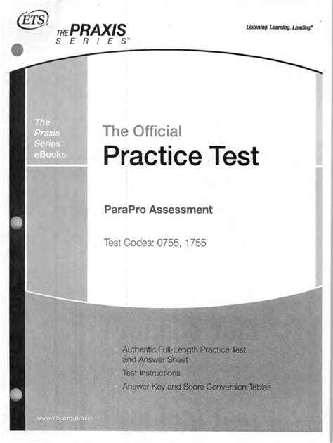 printable paraprofessional practice test printable templates