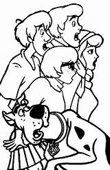 Shocked Scooby Doo Cliparts Coloring Shaggy Cartoon Attribution Forget Link Don sketch template
