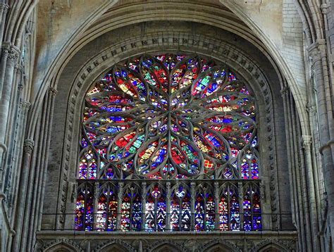 Rose Window In Amiens Cathedral Photograph By Chuck Stewart Fine Art