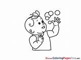 Coloring Sheets Bubbles Sheet Title sketch template