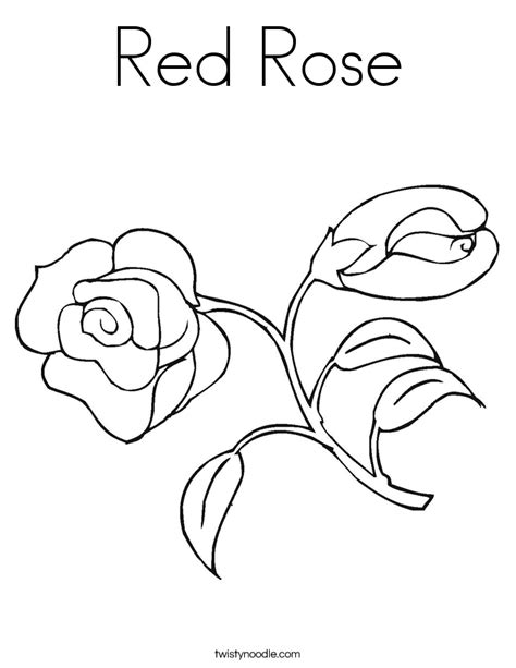 red rose coloring   designlooter