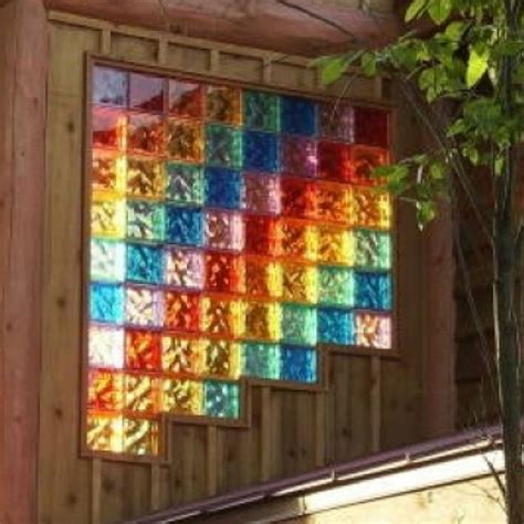 Glass Block Windows Hot Projects With Colored Glass