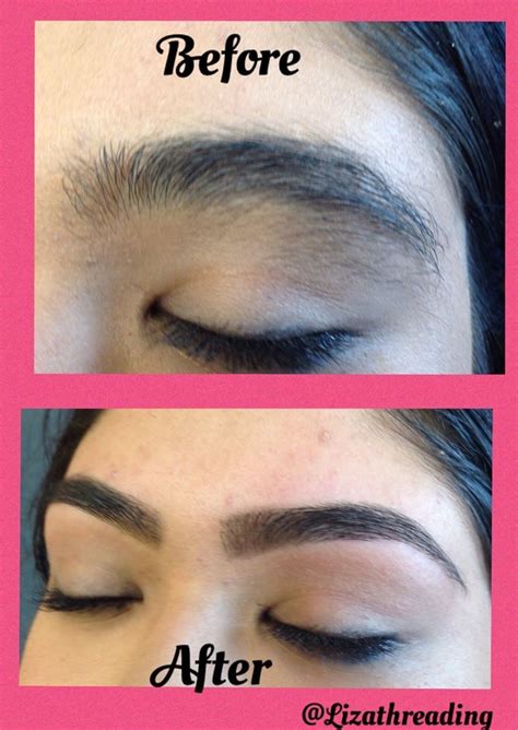 eyebrow threading    makeup pinterest