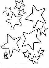 Coloring Star Stars Pages Printable Drawing Clipart Template Line Print Kids Cartoon Moon Shooting Templates Blank Cliparts Adult Outline Colouring sketch template