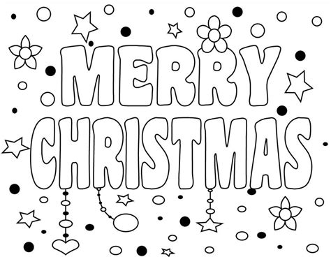 christmas coloring pages card