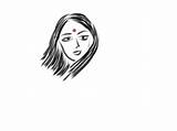 Indian Sketch Woman Face Paintingvalley sketch template