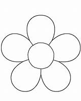 Flower Printable Template Activities Children Coloring Pages sketch template