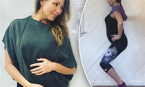 tania zaetta shares her pregnancy workout after revealing she s