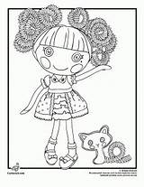 Coloring Lalaloopsy Pages Hair Crazy Silly Jewel Sparkles Girls Printable Print Doll Kids Colouring Color Sheets Cartoon Insane Getcolorings Online sketch template
