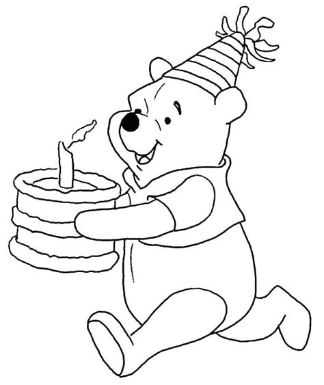 coloring pages baby pooh bear coloring pages
