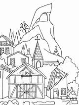 Paradise Coloring sketch template
