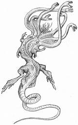 Scylla Mythology Sirens sketch template