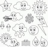 Weather Coloring Pages Kids Preschool Cold Drawing Printable Worksheet Color Sheets Worksheets Seasons Sunny Thermometer Winter Getdrawings Popular Books Getcolorings sketch template
