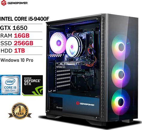 gizmopower high performance gaming pc computer desktop intel core