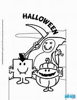 Mr Men Coloring Miss Little Pages Trick Treat Collect Hellokids Color Halloween Madame Monsieur Popular Coloringhome Print Online sketch template