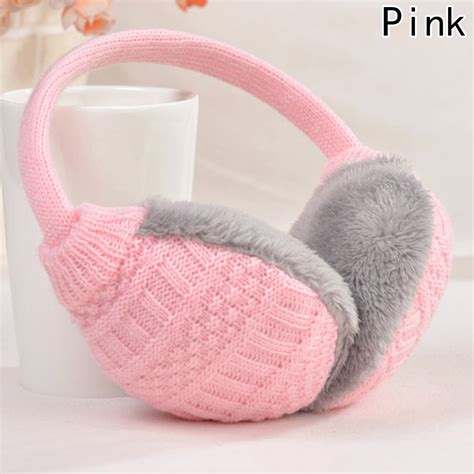fashion winter knitted earmuffs for women winter ear protector warm ear