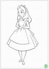Coloring Alice Pages Wonderland Disney Popular Coloringhome sketch template