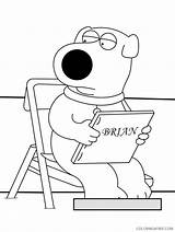 Guy Family Coloring Pages Brian Griffin Printable Stewie Color Meg Getcolorings Print Chris Peter Kids Comments sketch template