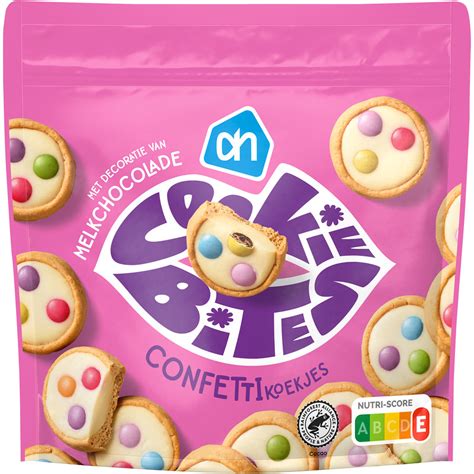 ah cookie bites confetti koekjes reserveren albert heijn